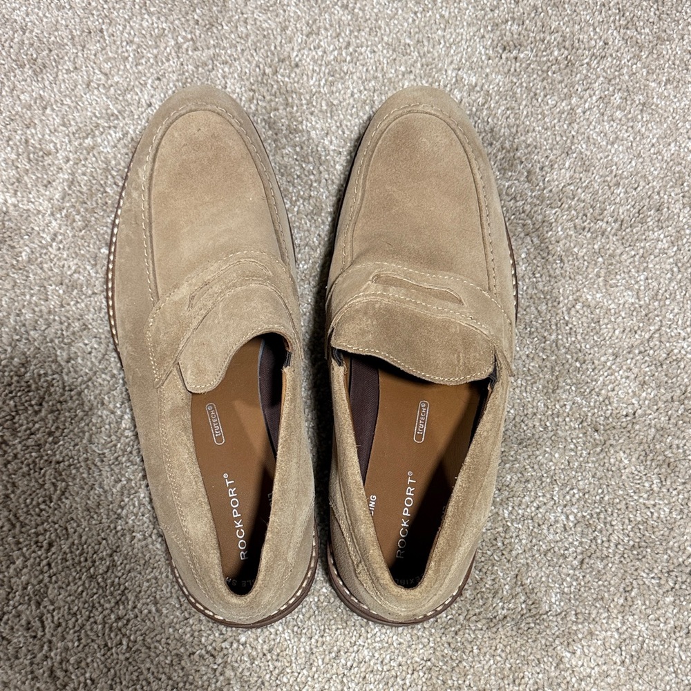 Rockport Kenton Men's Brown Suede penny loafers
